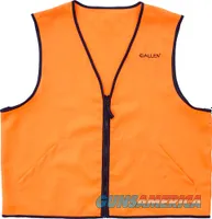 ALLEN DELUXE HUNTING VEST ORANGE MEDIUM 2 FRONT POCKETS