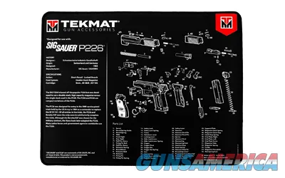 TekMat TEKMAT ULTRA PSTL MAT SIG P226 BL...