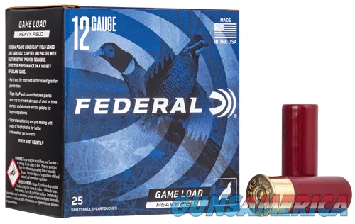 Federal FEDERAL GAME SHOK HEAVY FIELD 12GA 2.75'' 1-1/4OZ #6 25/BX