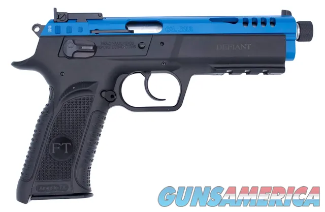 TANFOGLIO FORCE .22LR 4.9" POLY FRAME BL...