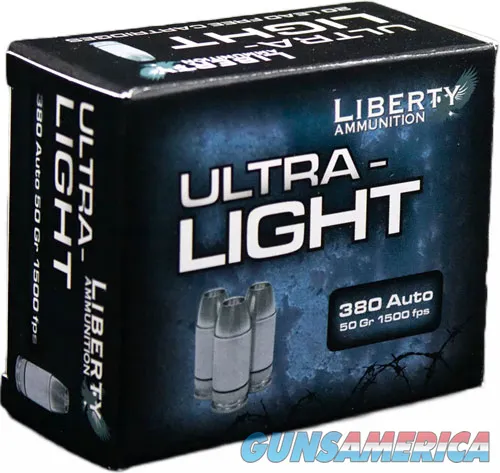 Ultra-Light .380 Auto 50GR 20rd/Box