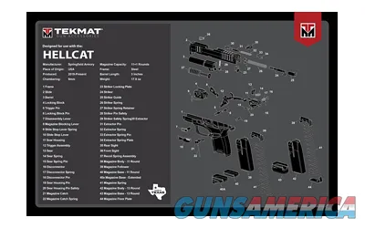 TekMat TEKMAT PISTOL MAT SPRNGFLD HELLCAT