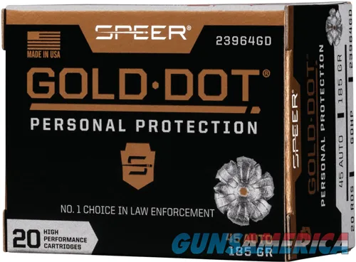 Speer Ammo SPR GOLD DOT 45AP 185GR GDHP