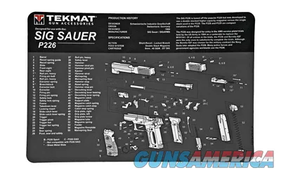 TekMat TEKMAT PISTOL MAT SIG P226 BLK