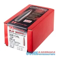 Hornady ELD® MATCH 338 CALIBER (0.338'') 285GR PTBT 50/BOX