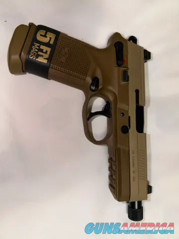 FN FNX-45 FDE Pistol with 5 Magazines