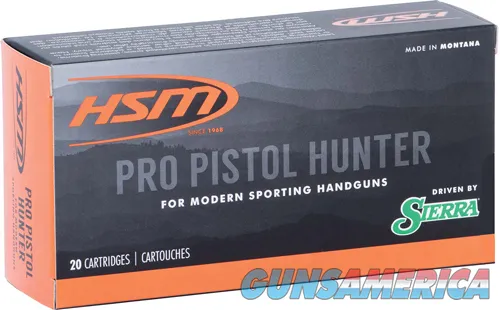 HSM AMMO PRO PISTOL 10MM 180GR SIERRA JH...