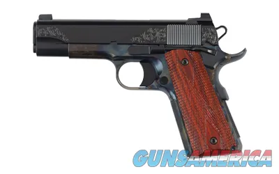 Dan Wesson Heirloom .45 ACP 4.25in 8+1 Color Case-Hardened Frame Engraved 1911 Pistol