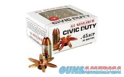G2 Research Civic Duty 45 ACP 45