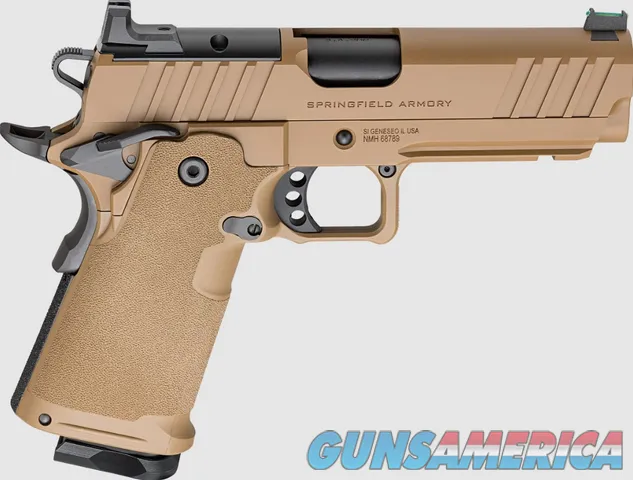 Springfield Armory 1911 D Prodigy, 9mm, Ten Round Magazines, Coyote Brown, 4.25" Barrel