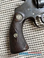 Colt Official Police .38 Special with Checkered Walnut Colt Medallion Grips