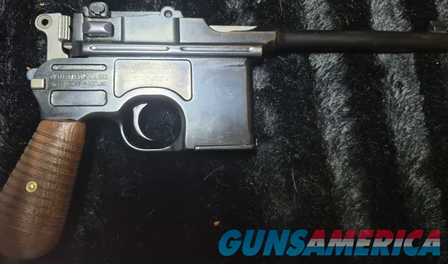 Mauser C96 Broomhandle Pistol w/ Wood Gr...