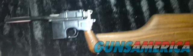 Mauser C96 Broomhandle Pistol w/ Wood Grips