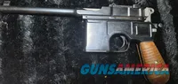 Mauser C96 Broomhandle Pistol w/ Wood Grips