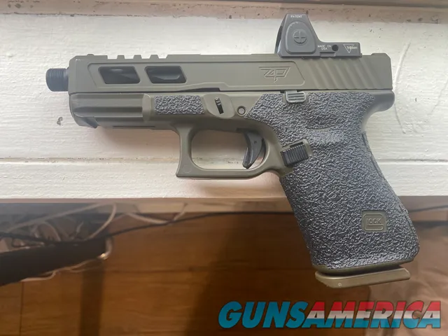 Custom Glock 19 ODG ZP slide, RMR, threa...