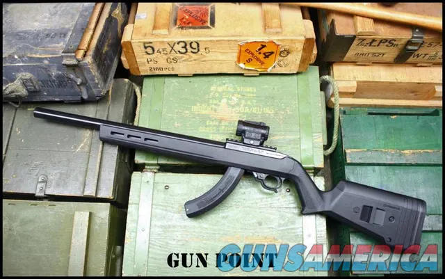 Custom Ruger 10/22 Integrally Suppressed “Black Hunter” Magpull Edition