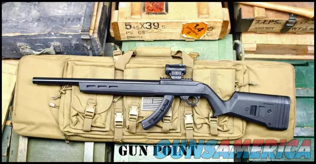 Custom Ruger 10/22 Integrally Suppressed “Black Hunter” Magpull Edition