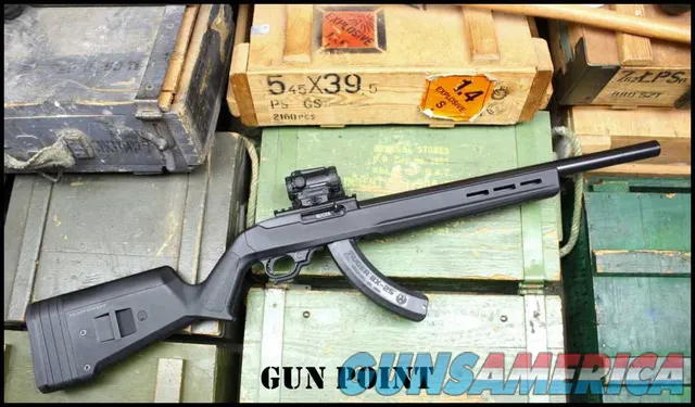 Custom Ruger 10/22 Integrally Suppressed “Black Hunter” Magpull Edition
