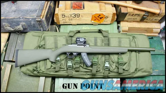 Custom Green Ruger 10/22 Integrally Supp...