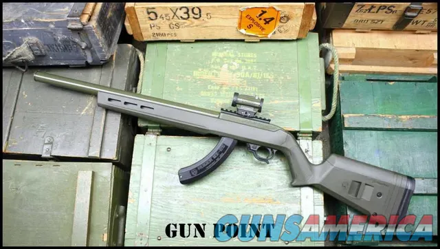 Ruger 10/22 Integrally Suppressed “Green Hunter” Magpul Edition