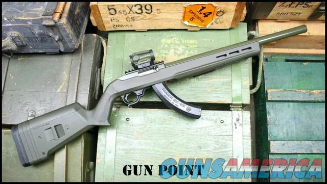Ruger 10/22 Integrally Suppressed “Green Hunter” Magpul Edition