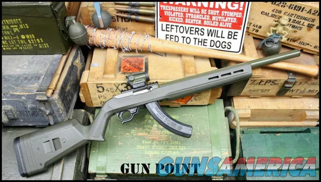 Ruger 10/22 Integrally Suppressed “Green Hunter” Magpul Edition