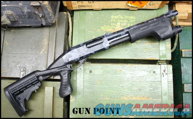 Remington 870 12G Police Magnum 14” SBS Black Multicam SureFire DSF Forend