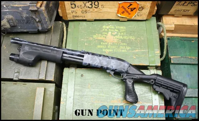 Remington 870 12G Police Magnum 14” SBS Black Multicam SureFire DSF Forend