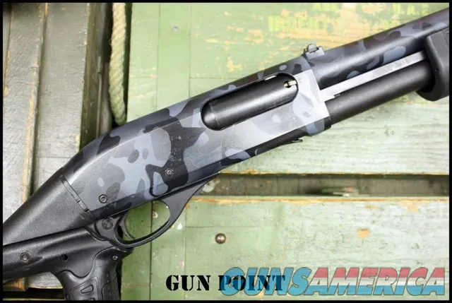Remington 870 12G Police Magnum 14” SBS Black Multicam SureFire DSF Forend