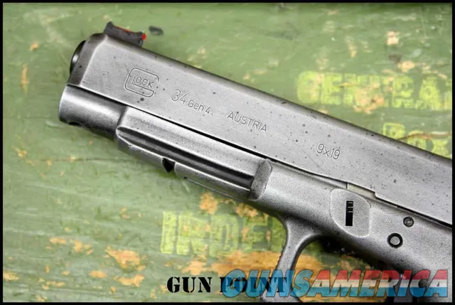 “Silver Arrow” Gun Point Custom Shop Glock 34 Gen 4 Competition 9mm G34
