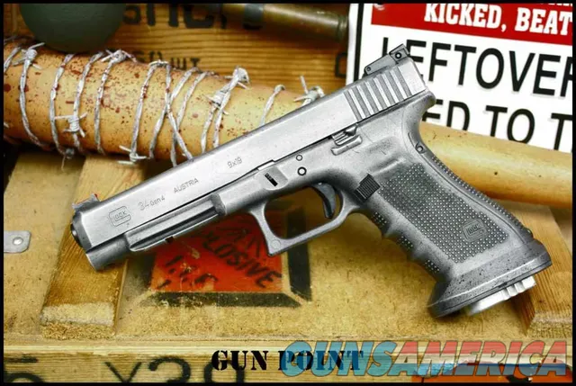 “Silver Arrow” Gun Point Custom Shop Glock 34 Gen 4 Competition 9mm G34
