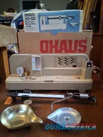 Ohaus 10-10 Precision Reloading Beam Scale w/ Pan