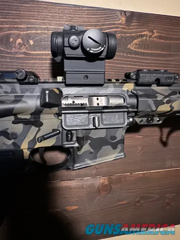AR-15 Pistol Multicam Cerakote w/ Aimpoint Red Dot