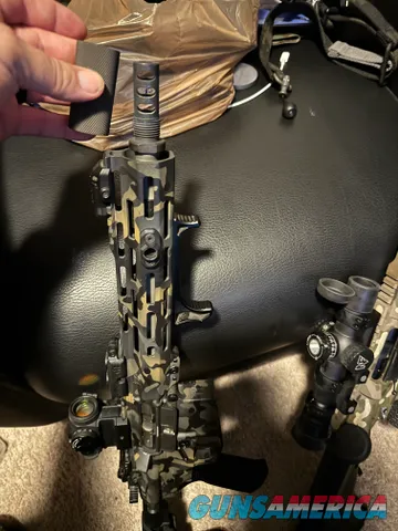 AR-15 Pistol Multicam Cerakote w/ Aimpoint Red Dot