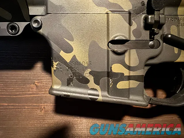 AR-15 Pistol Multicam Cerakote w/ Aimpoint Red Dot