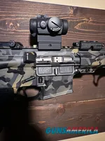 AR-15 Pistol Multicam Cerakote w/ Aimpoint Red Dot