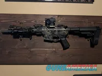AR-15 Pistol Multicam Cerakote w/ Aimpoint Red Dot