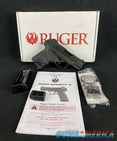 Ruger Security-9 Compact 9mm 3.42" Blued...