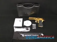 Magnum Research Desert Eagle 50AE 6” Gold Tiger Stripe NEW DE50TG-TS