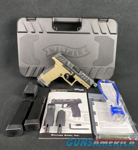 Walther Arms PDP Pro 9mm Compact Optic Ready FDE 4.6" SR NEW 2877520