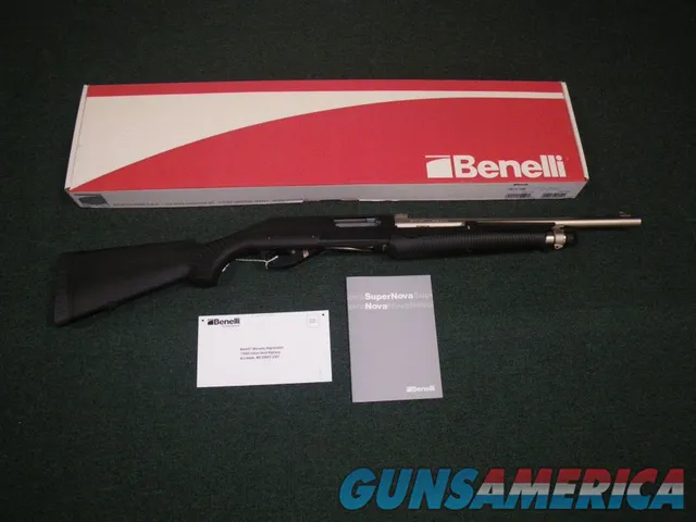 Benelli Nova H2O Nickel 12ga 18.5" NIB 3...