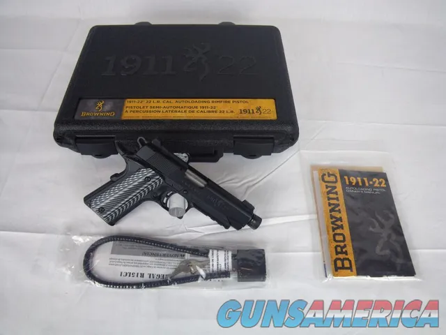 Browning 1911-22 Black Label Threaded 22...