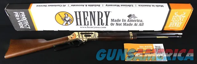 Henry Brass Side Gate 30-30 Win Walnut 2...