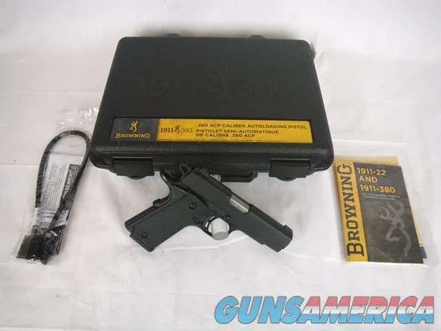 Browning 1911-380 Black Label Compact 380 ACP NEW