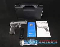 Beretta 92FS Inox 9mm 5” Stainless NEW JS92F500
