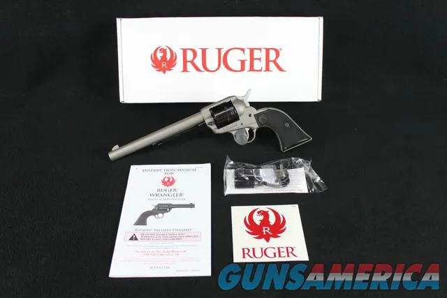 Ruger Wrangler 22lr 7.5 Inch Silver Cera...
