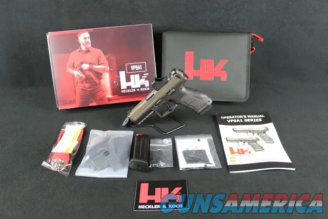 HK VP9A1 K 9mm 4" Holosun SCS Midnight Bronze 15+1 NEW 81001305