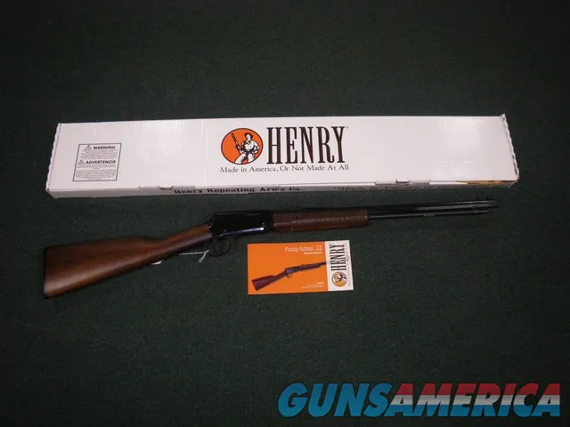 Henry Pump Action Octagon Rifle 22 lr 20...