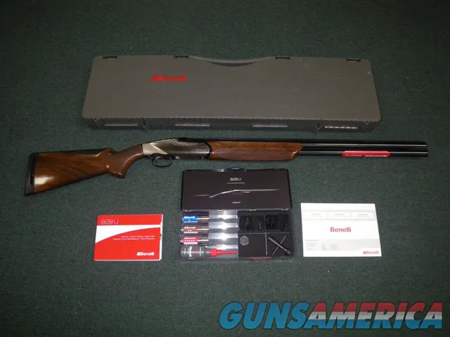 Benelli 828U Shotgun Nickel/Wood 12ga 28...
