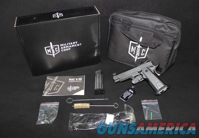 Tisas MAC 1911 Double Stack 9mm NEW Matte Black 4.25” 12500005